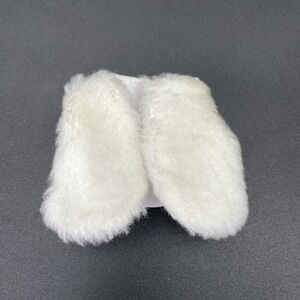 Barbie Doll White Faux Fur Vest Top Handmade Vintage 1980's